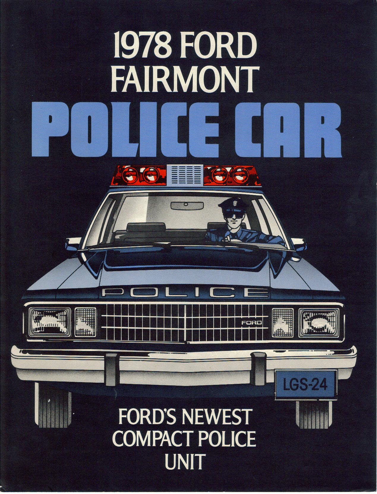 1978 Ford Fairmont Police Car Folder